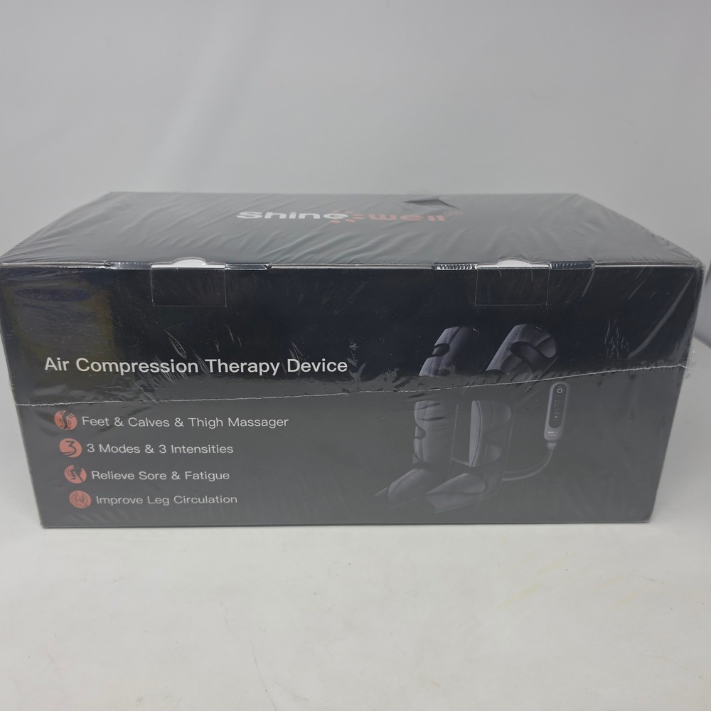 Shinewell Air Compression Leg Massager Feet Calves Thighs Therapy SW-062A NEW - Picture 2 of 7